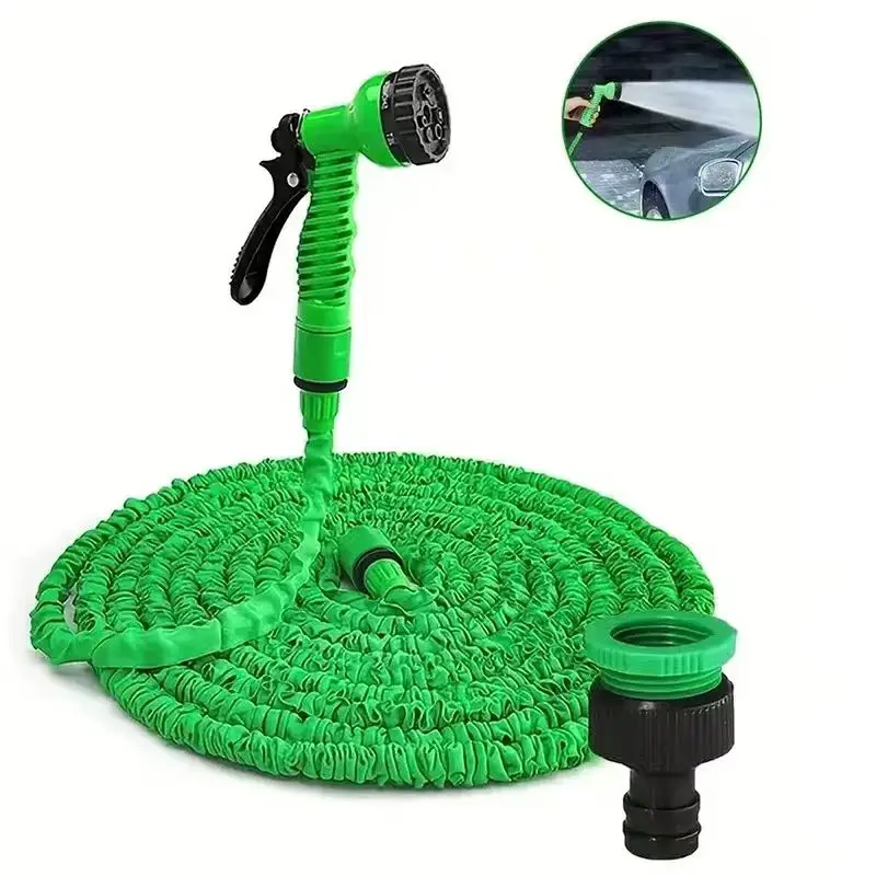 Boquilla de manguera para pistola de agua de jardín, muchos patrones, multifuncional, para el hogar, lavado de coches, patio, rociador de agua, boquilla de tubo, herramientas de aspersión