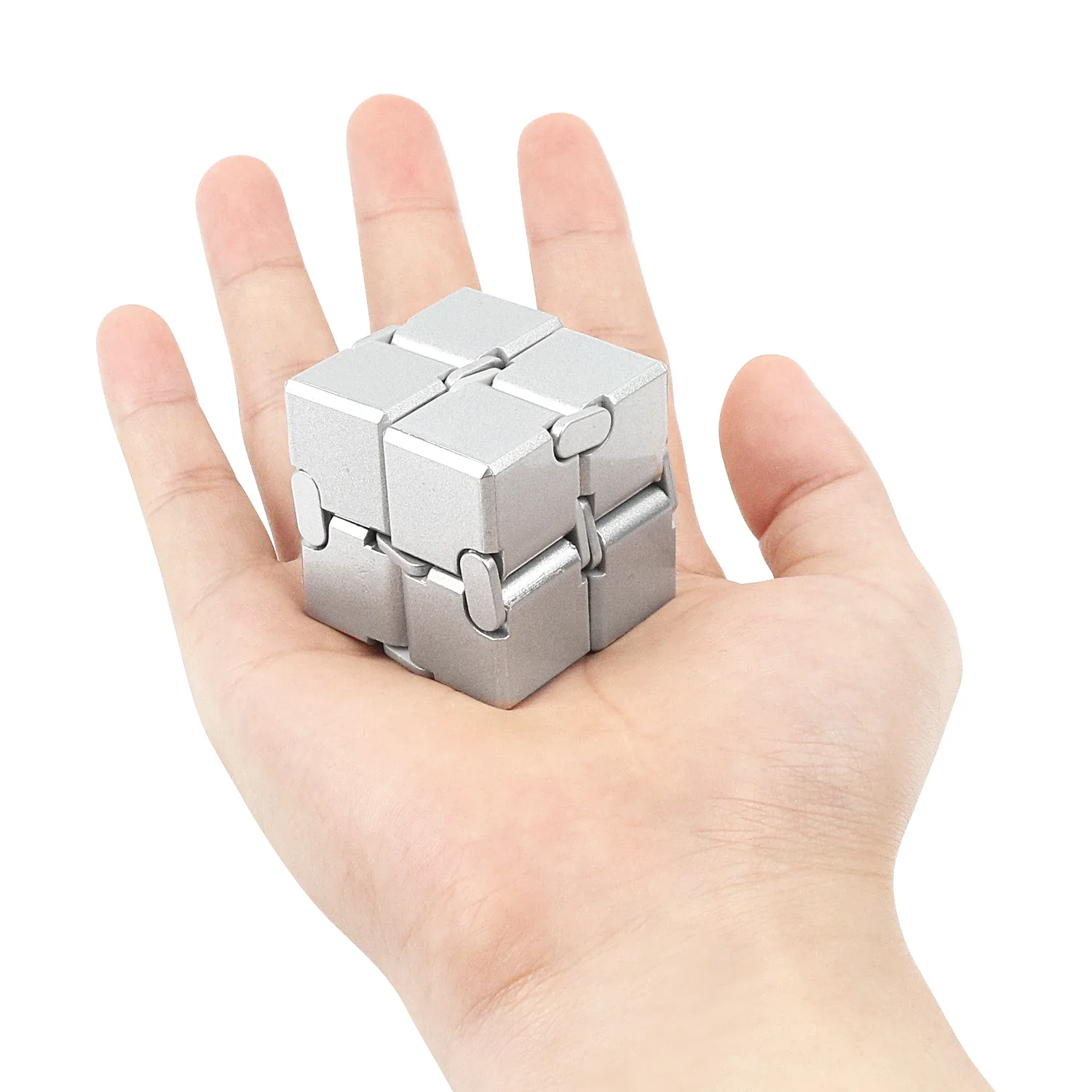 ของเล่น Fidget Finger - Infinity Cube Prime เพื่อบรรเทาความเครียดและความวิตกกังวล ของขวัญทางประสาทสัมผัสที่ทนทานเป็นพิเศษสําหรับผู้ใหญ่และวัยรุ่น