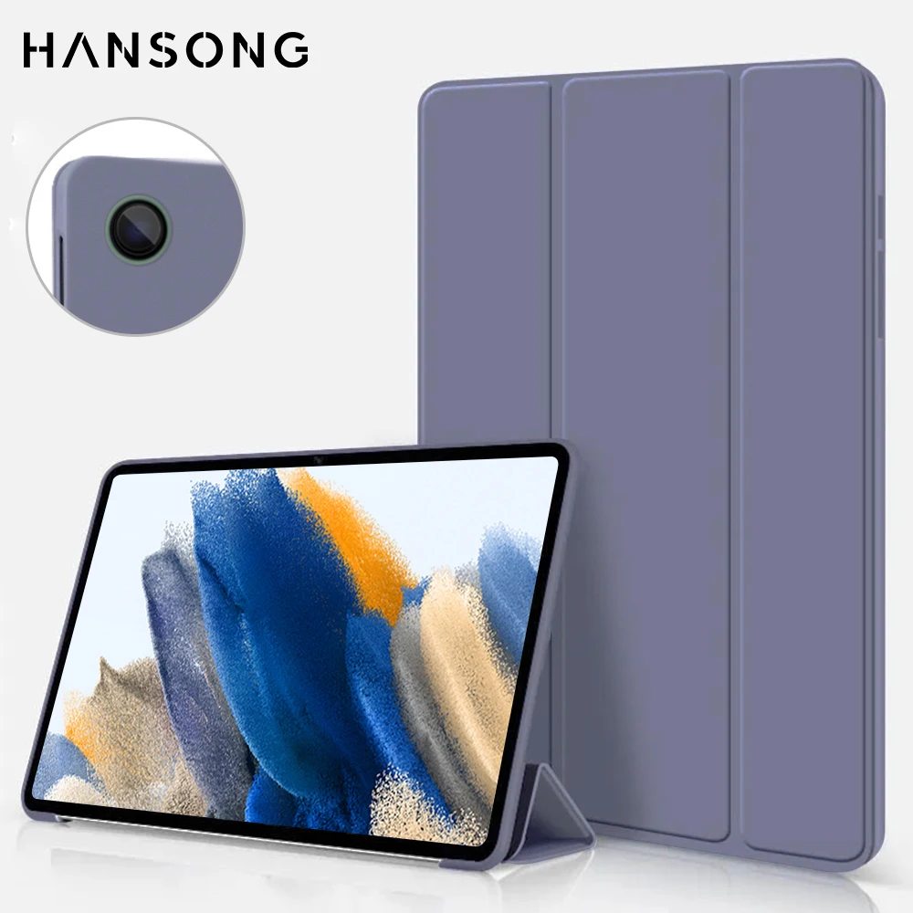 Voor Samsung Galaxy Tab Case Voor A7 lite 8.7 A7 10.4 A8 10.5 2019 2022 S6 Lite 10.4 S7 S8 S9 11 Smart Lederen Tablet Cover Funda