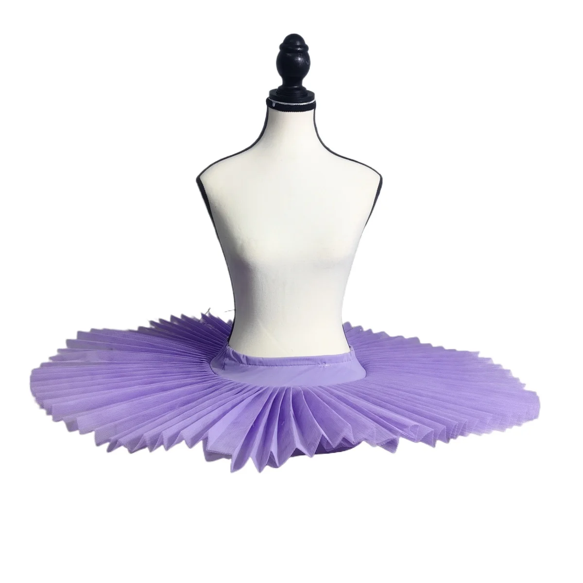 Saia tutus de balé profissional para adultos e crianças, malha rígida, panqueca, dança do ventre, meninas, prática de crianças, lago dos cisnes branco