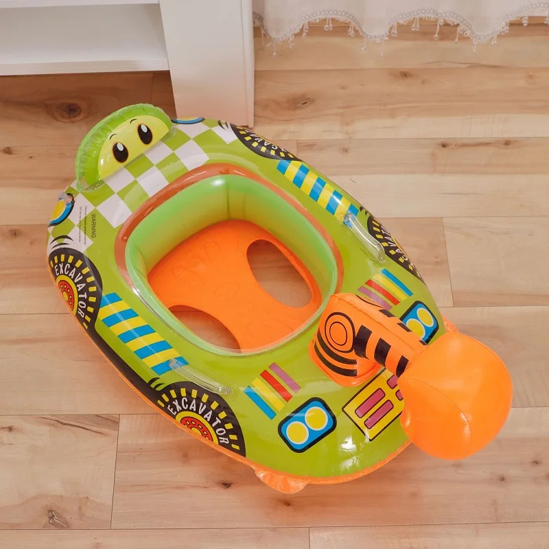Rooxin-círculo de natación de flamenco para bebé, flotador para piscina, anillo de natación con sombrilla, asiento flotante, juguetes para Fiesta EN LA Piscina en la playa de verano