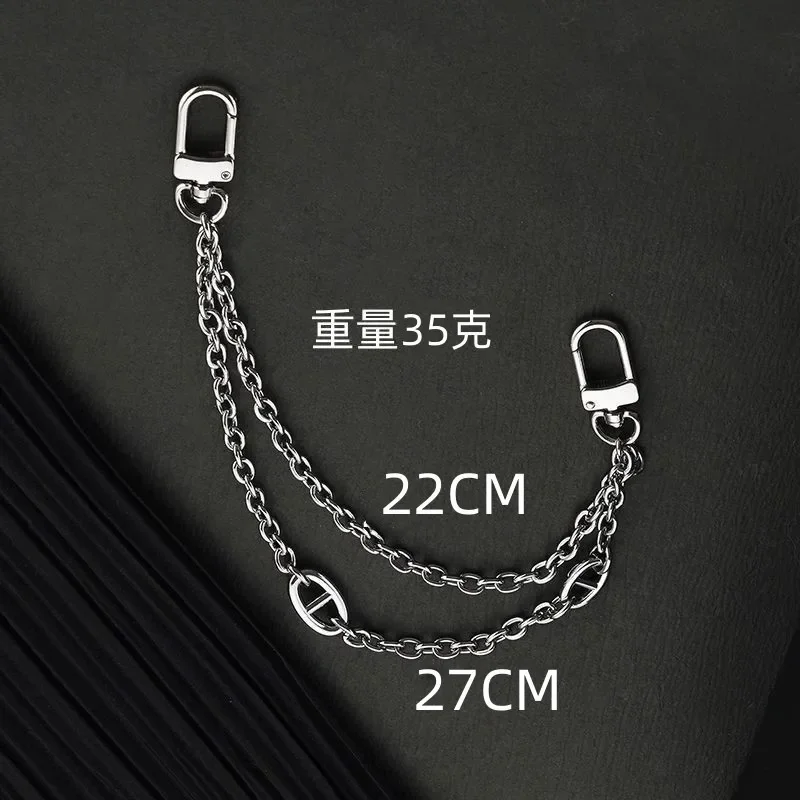 Double Layer Bag Chain For Handbag Decorative Alloy Exquisite DIY Purse Chain Replacement Shoulder Bag Parts Accessories Handles