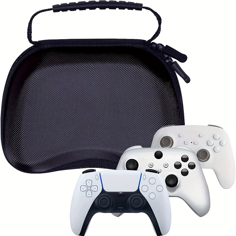 Estojo de armazenamento para controle de jogo, compatível com PS5/XBOX SERIES X/S / SWITCH Gamepad, caixa protetora rígida para transporte de viagem