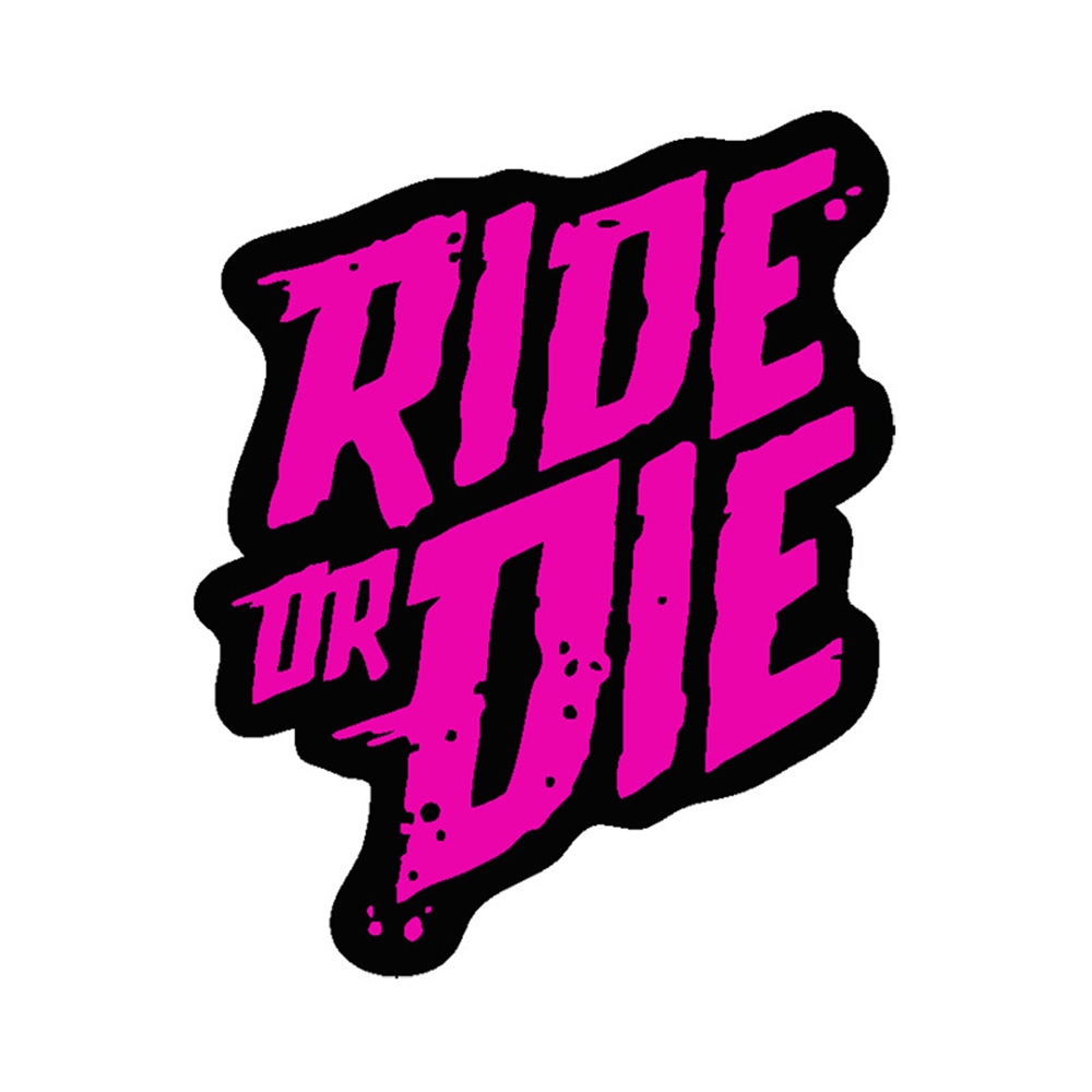Ride or Die Fahrradrahmen Aufkleber DIY Mountainbike MTB Aufkleber Oberrohr Wasserdichte Vinyl Aufkleber Motorrad Helm Zubehör