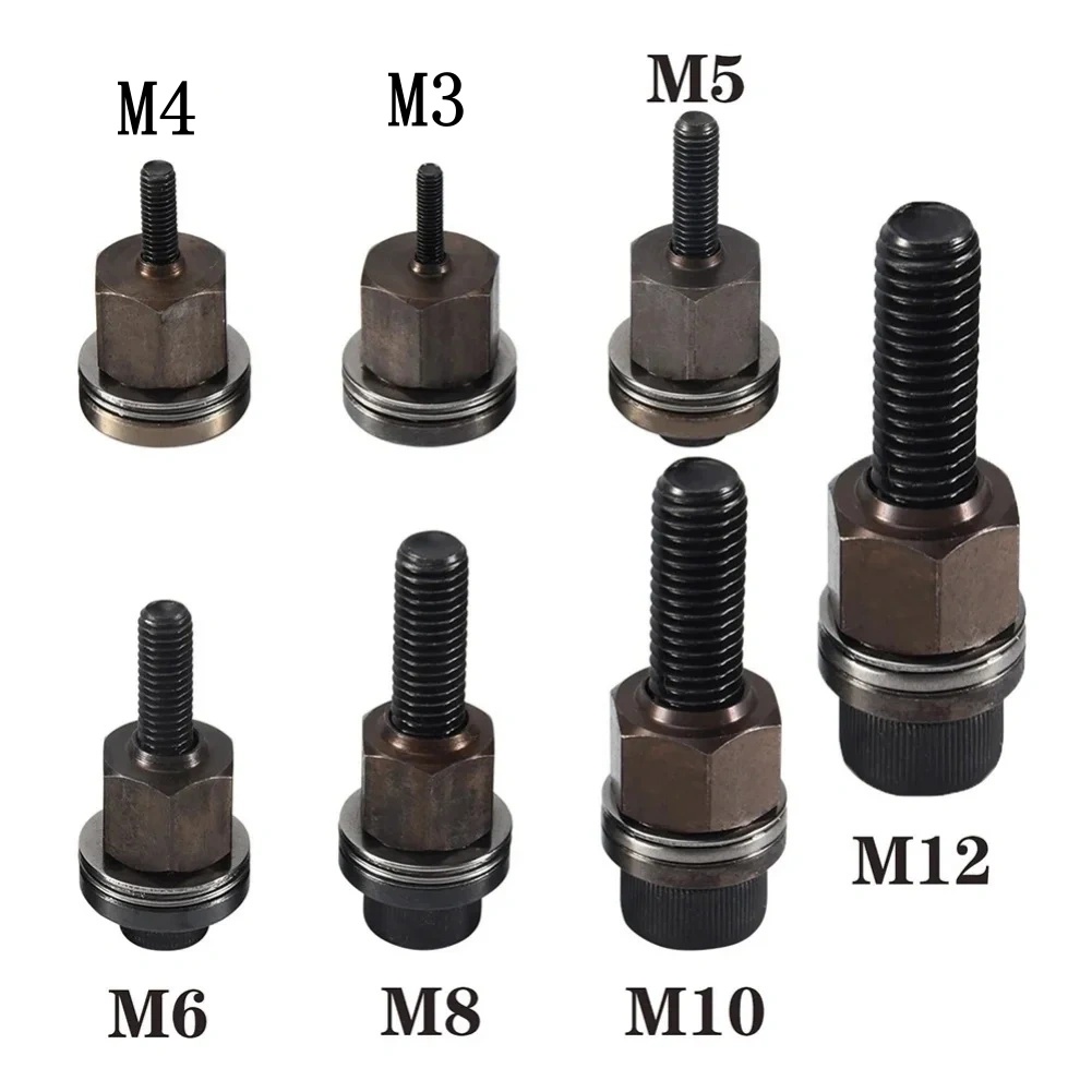 1pc mão rebite porca m3 m4 m5 m6 m8 m10 m12 manual rebitador ferramenta mandril grampo tocha conjunto instalação simples rivnut acessório
