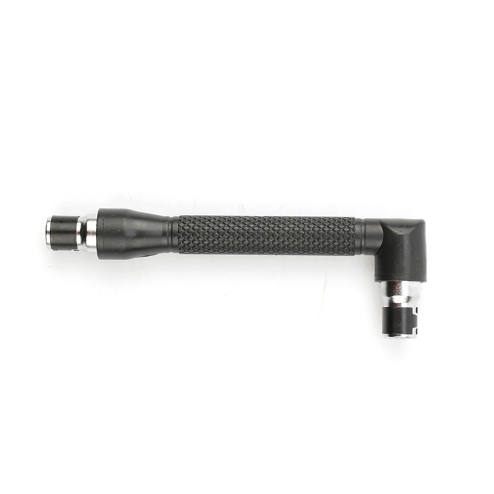 Black L type 1/4 hexagon screwdriver bit 90 °  double-end handle 6.35mm wrench tool