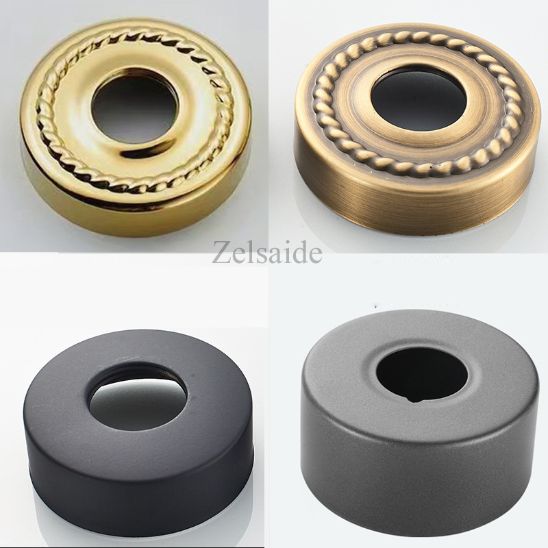 2 Cái/lô Sen Tắm Nắp Trang Trí Cốc Inox Mạ Crôm Hoàn Thiện