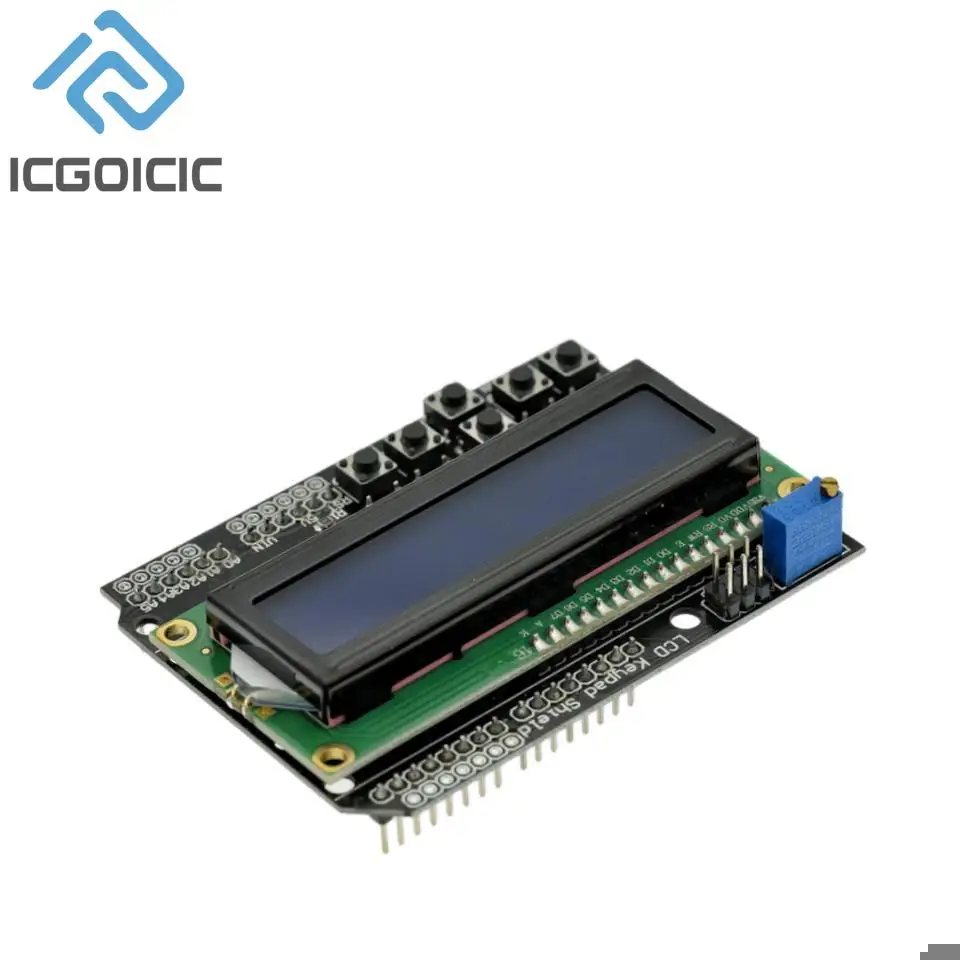 LCD1602 znak wejście/wyjście karta rozszerzeń klawiatura LCD ekran LCD moduł wyświetlacza LCD dla Arduino raspberry PI