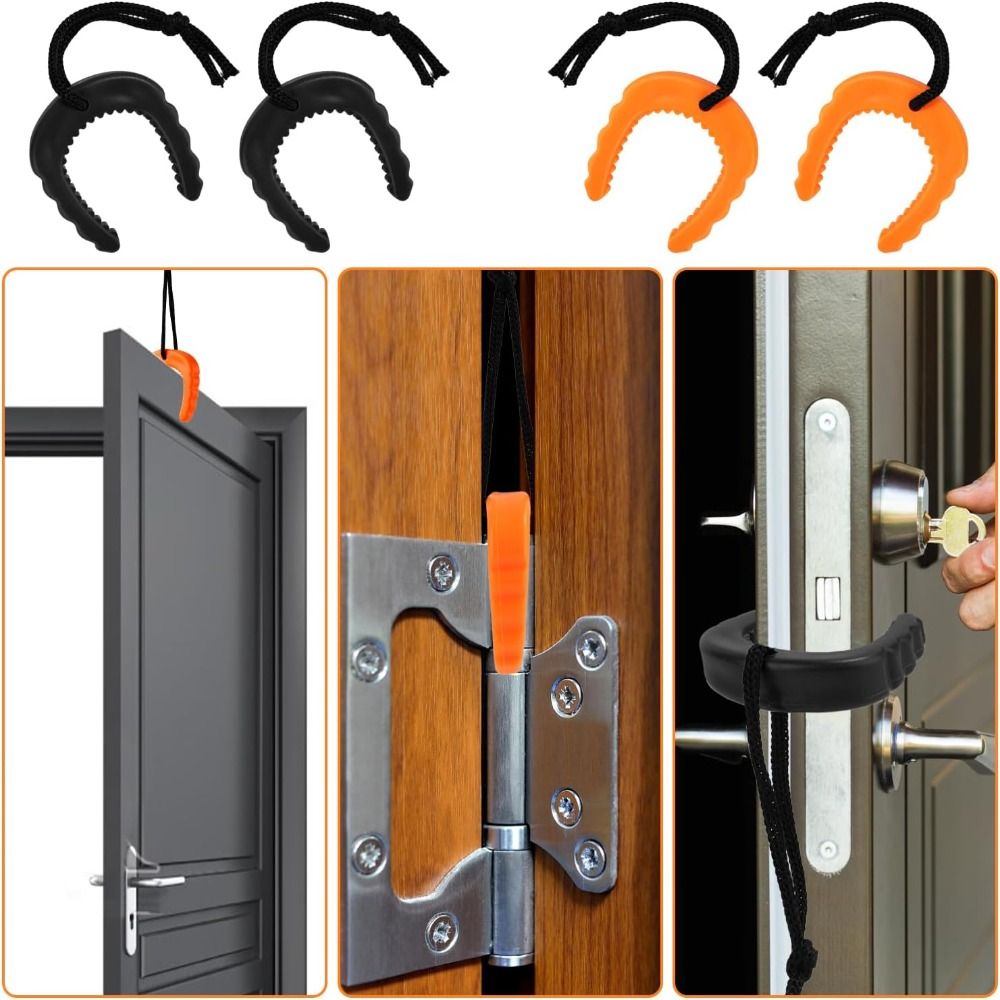 Porte en caoutchouc facile à utiliser, équipement de pompier, cale de pompier, arrêt de porte, alarme