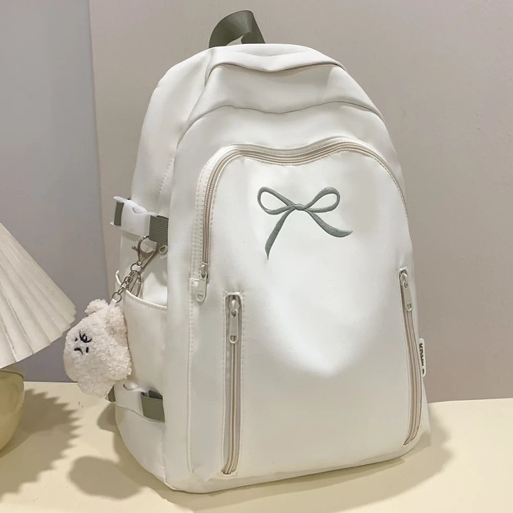 Mochila para libros para hombre y mujer, mochilas escolares para adolescentes y niños, bolso universitario Harajuku para mujer, mochila bonita de viaje 2025