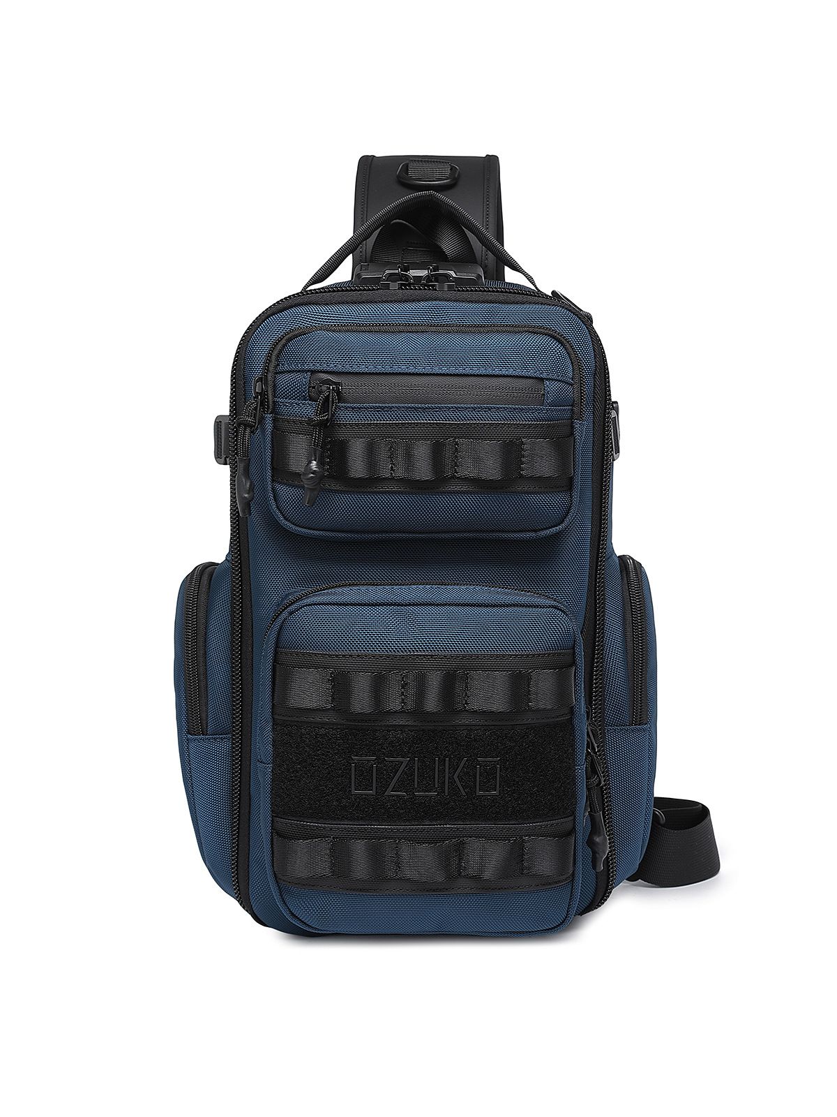 Ozuko-男性用大容量スリングバッグ,防水チェストバッグ,アウトドアスポーツ,戦術的なショルダーストラップ,高品質