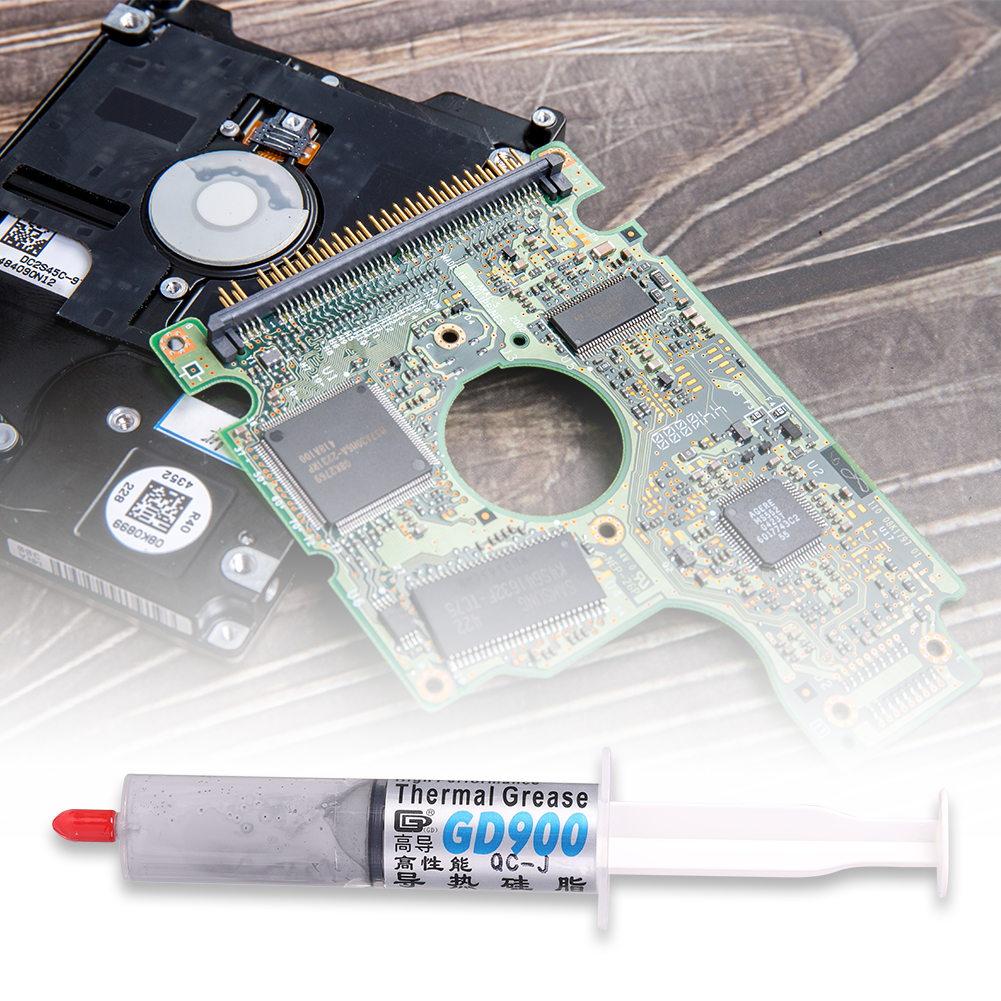 Peso netto 3 grammigd900 pasta di grasso termoconduttiva pasta di Silicone per intonaco siliconico a dissipazione di calore per CPU del Computer