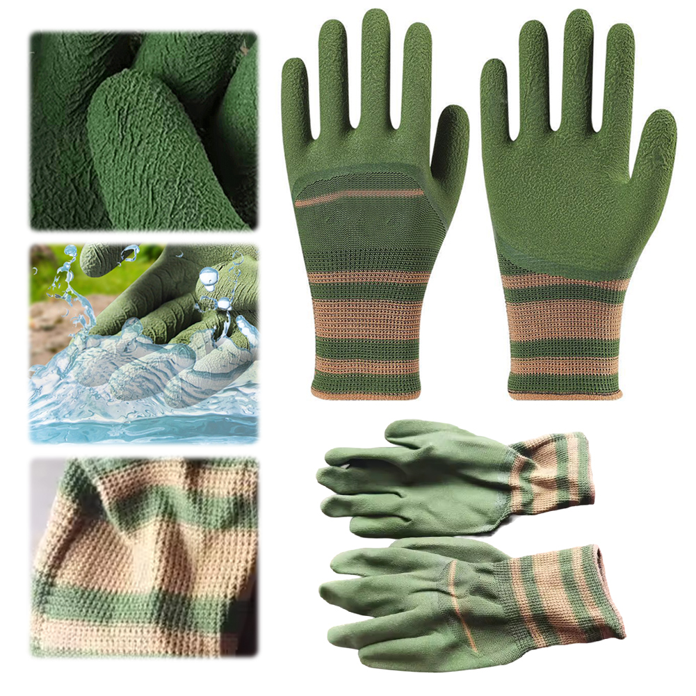 1/2 pares de guantes de jardinería a prueba de espinas, guantes de jardín para poda de rosas, guantes de protección, guantes de rosas para Cactus, rosa y mora