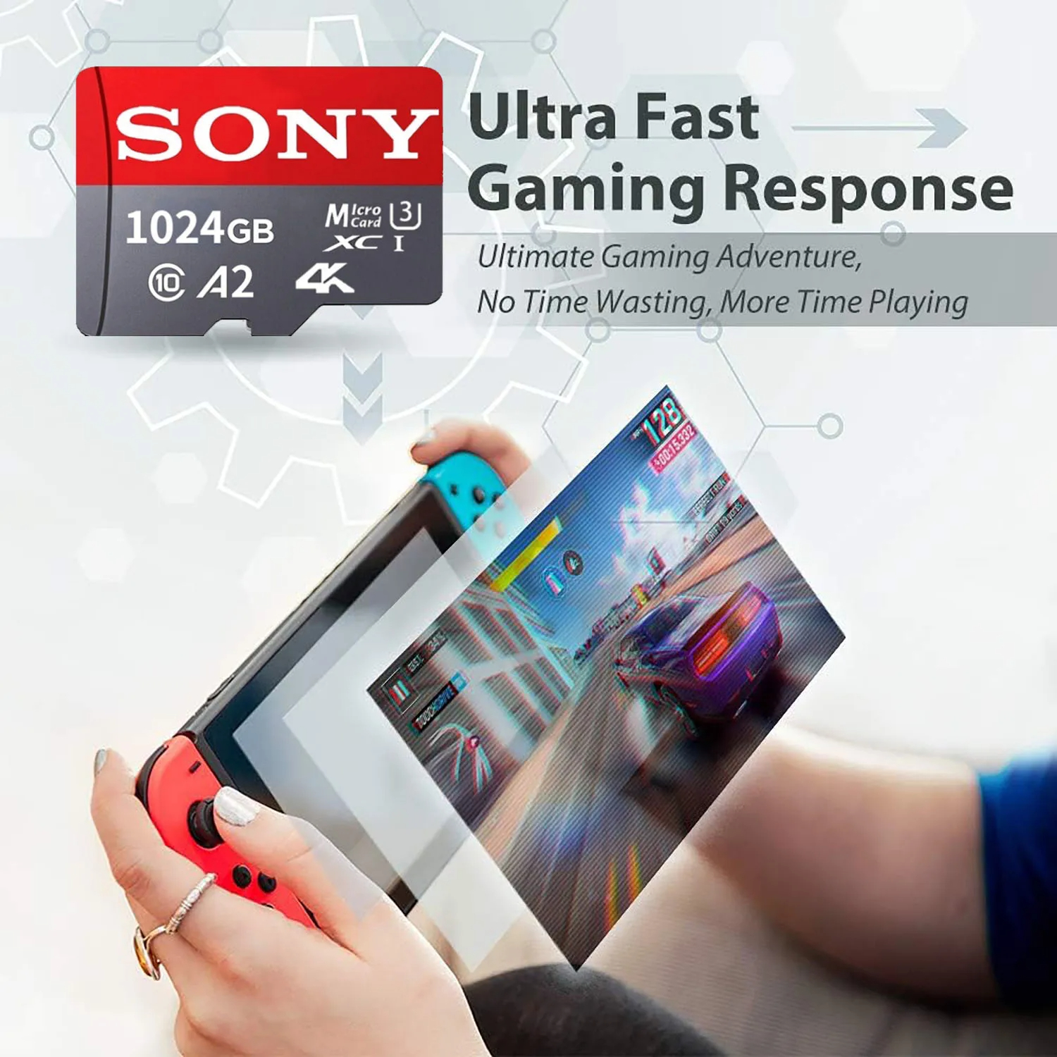 SONY Micro TF SD Card SD Memory Card Extreme 1TB 512GB 128GB 256GB U3 V30 4K Full Memory Flash Cards For Phone Computer Camera