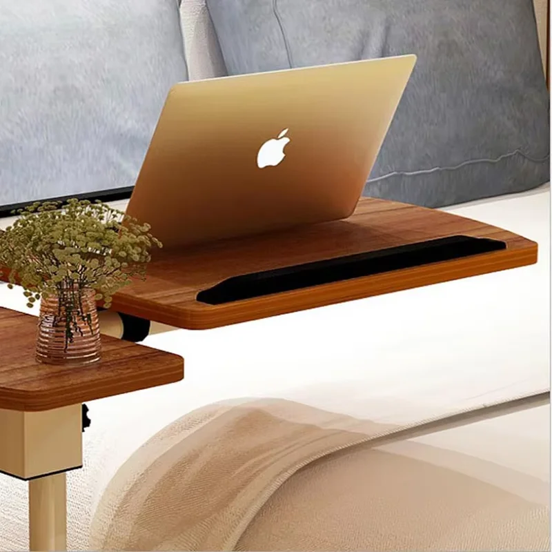 Escritorio ajustable para ordenador portátil con ruedas, mesa giratoria para ordenador de pie para sofá, mesita de noche, escritorio con soporte elevador para portátil, mesa auxiliar