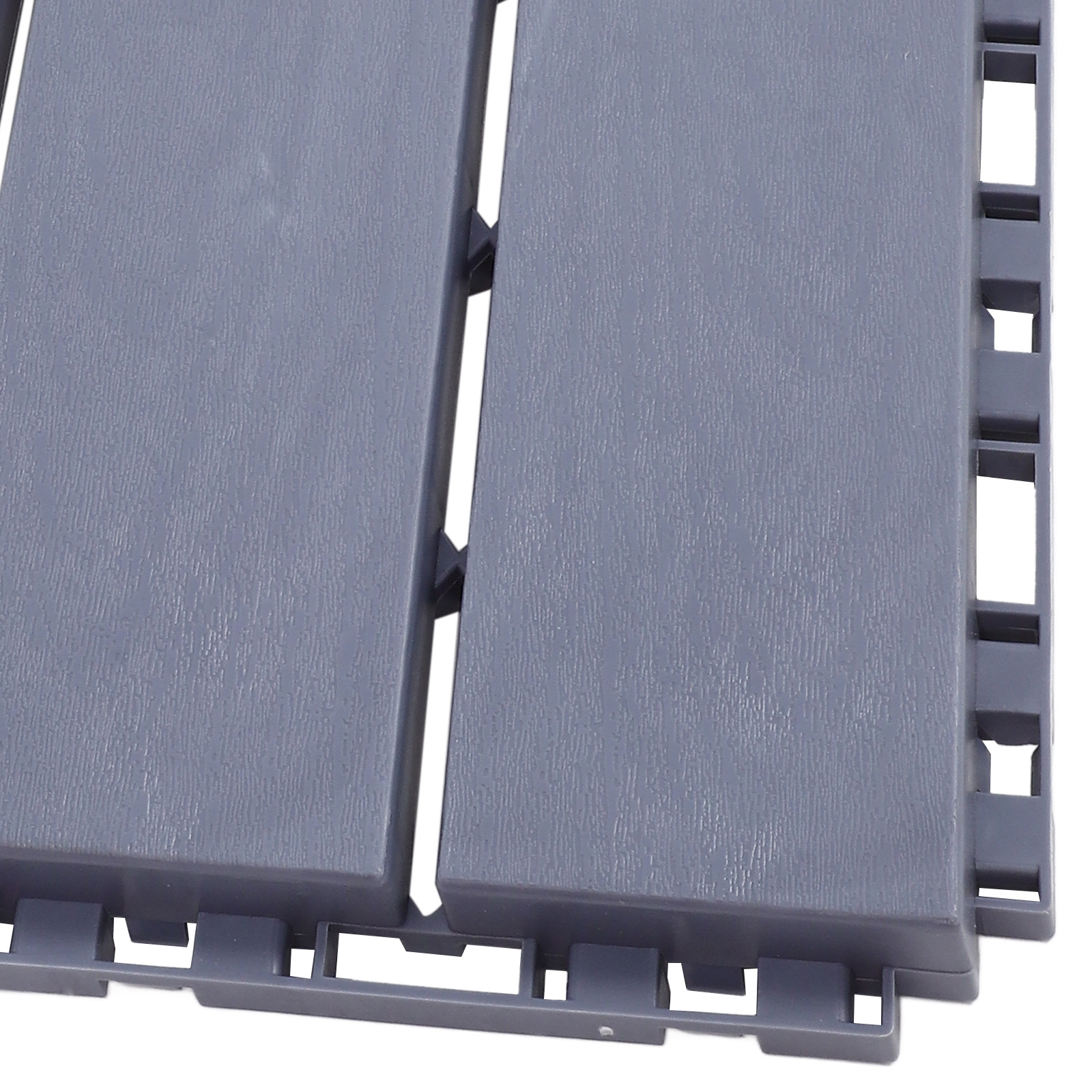 6 pçs piso de plástico ao ar livre bloqueio deck telhas fácil instalar antiderrapante pátio varanda jardim banheiro piso cobrindo