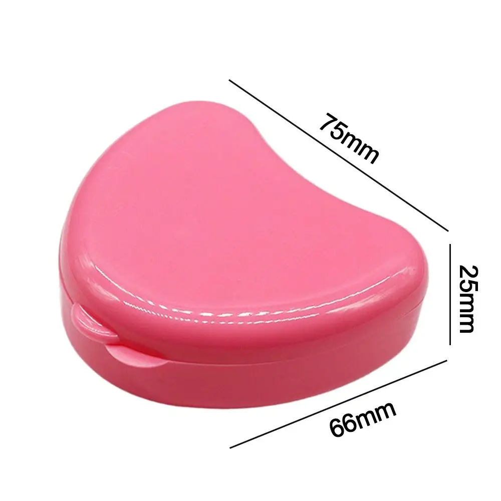 Portable Denture Tray Box Braces Orthodontic Case Retainer Case  Dental Denture Box False Teeth Protective Case