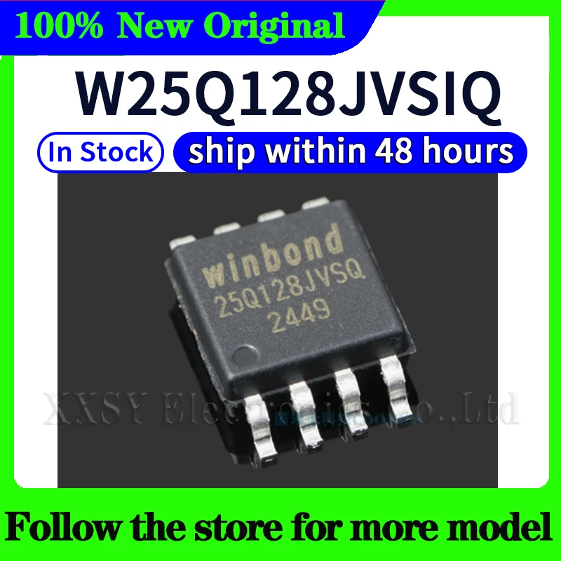 5 uds W25Q128JVSIQ 25Q128JVSQ en stock 48 horas de envío