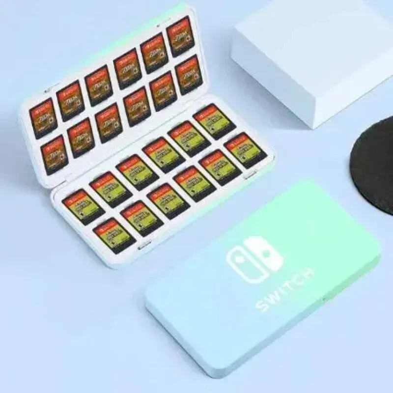 DATA FROG 24 in 1 Game Card Case Holder Hard Shell Protective Game Card Storage Box For Nintendo Switch/Lite/Oled Accessories