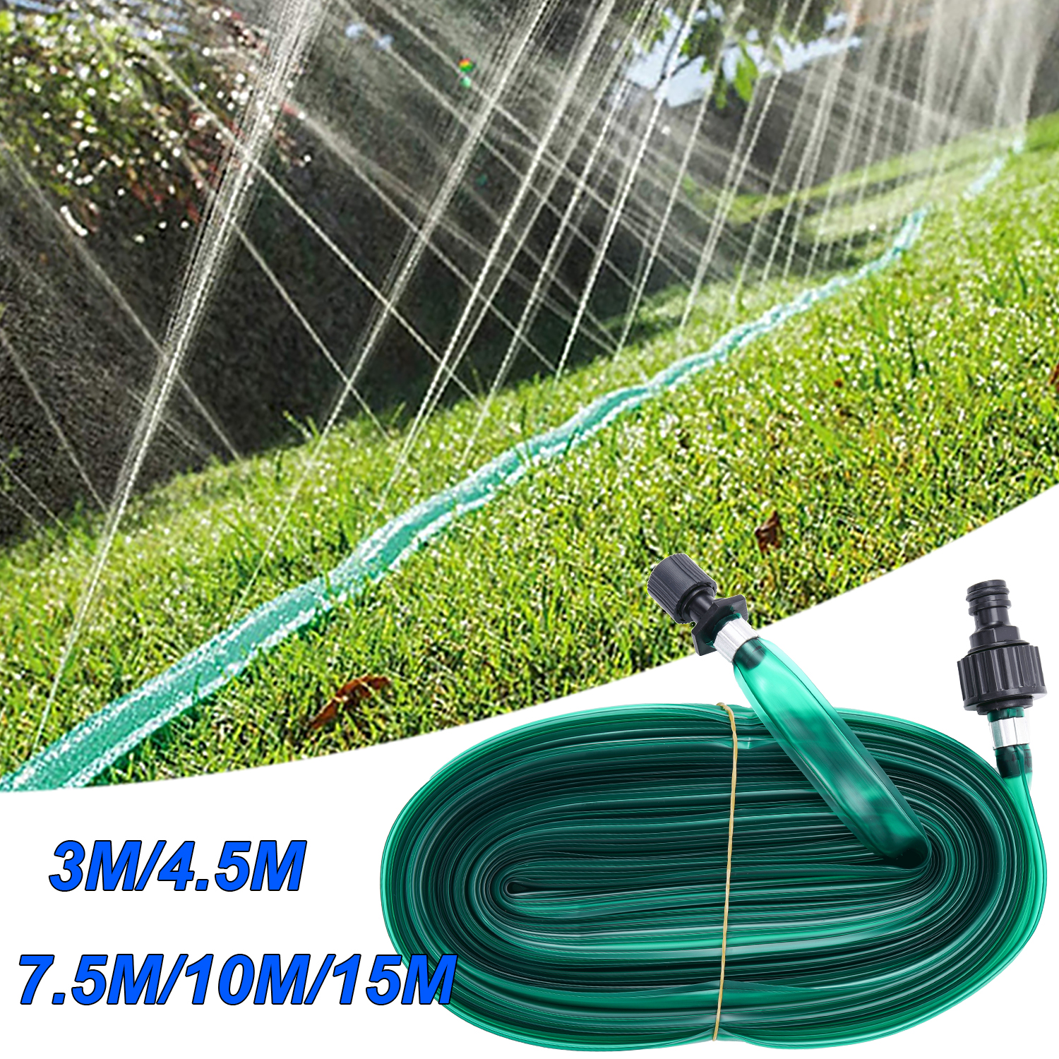 Mangueira de imersão porosa, 3/4.5/7.5/10/15m, economia de água, mangueiras de imersão, jardim, flor, gramado, rega, fita de irrigação por gotejamento agrícola