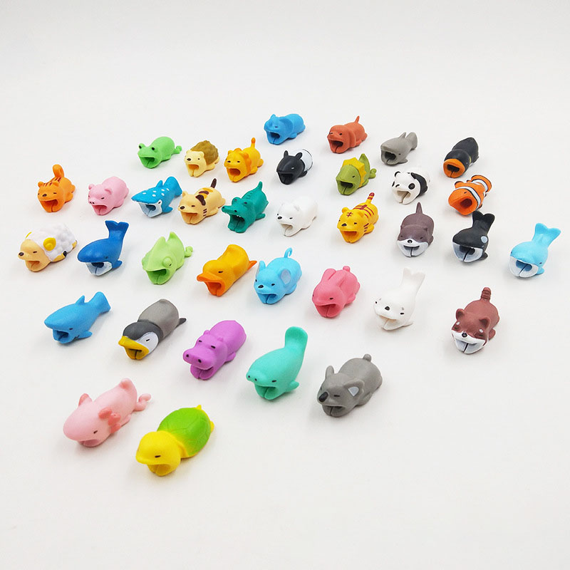 Защитный чехол для кабеля для передачи данных с животными, противоразрывное устройство для намотки проводов, органайзер для кабеля, защитный чехол для зарядного кабеля мобильного телефона