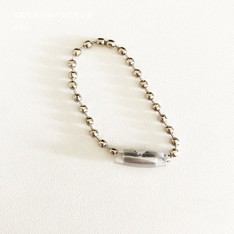 10/20/30/40/50 pçs corrente de contas anti-perdido capa pingente corrente capa protetora evitar saco ornamento de cair