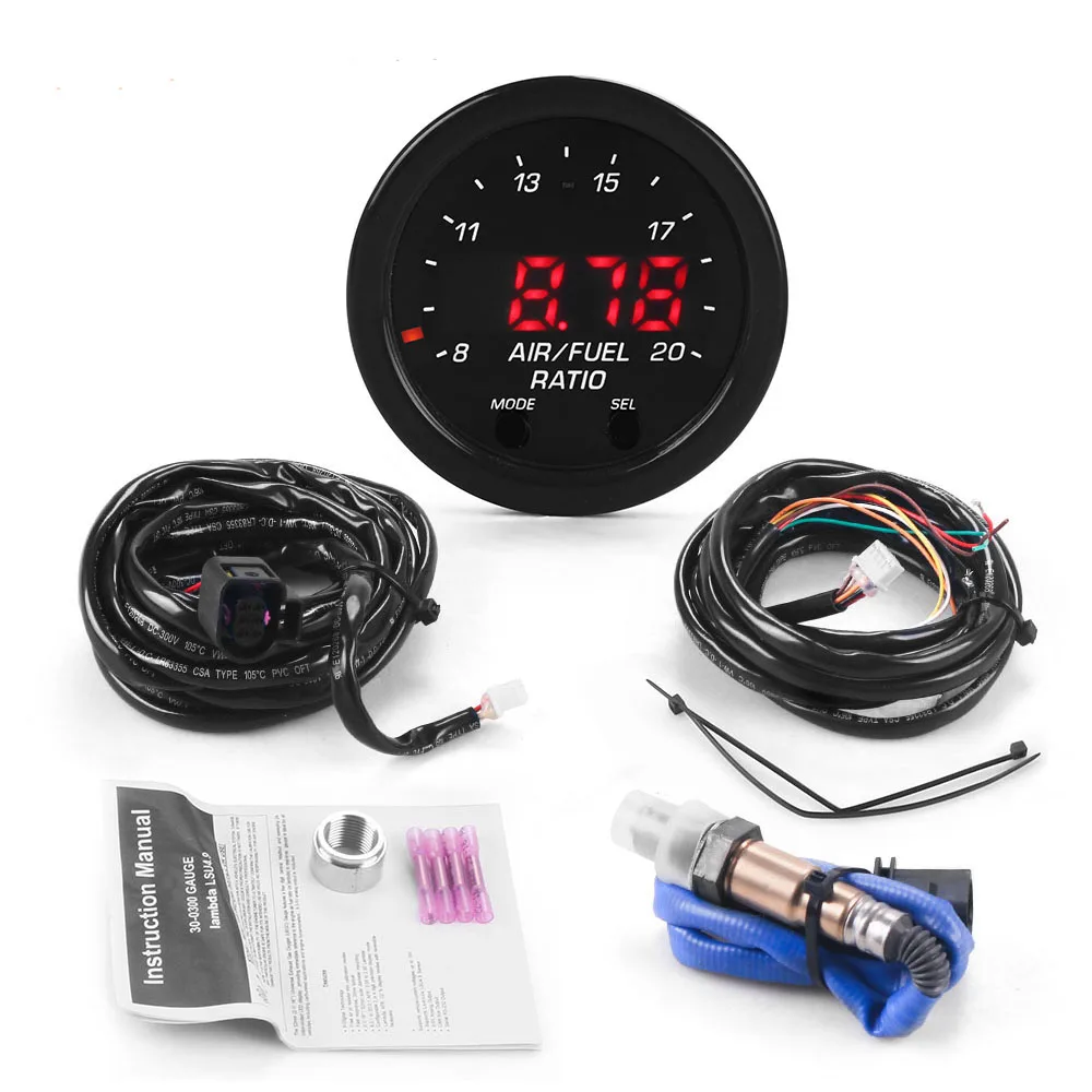 0258017025   Sauerstoffsensor AFR Sensor Controller Gauge 30-0300 X-Serie Breitband O2 Luft Kraftstoff Verhältnis Gauge Kit LSU 4.9