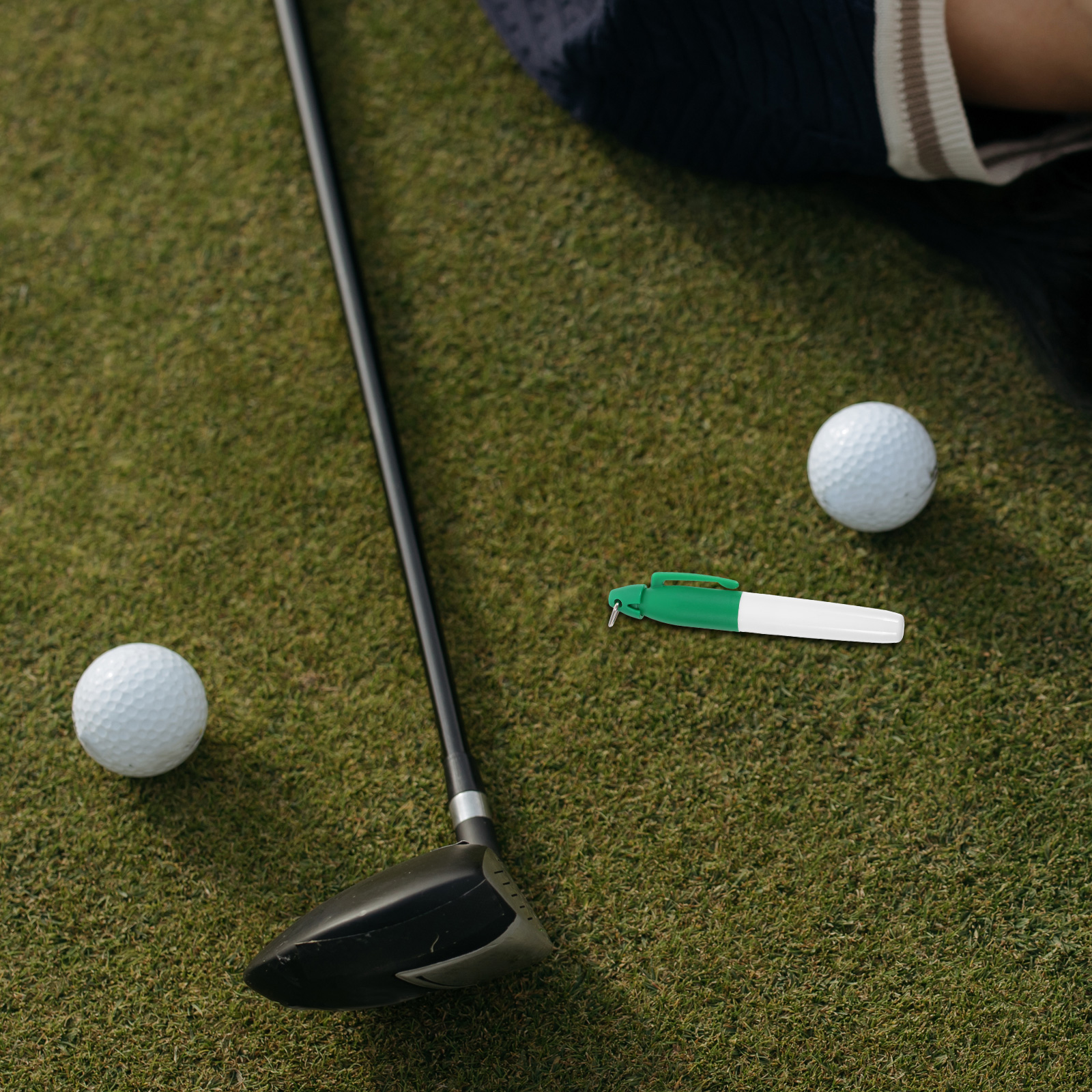 ゴルフボールライナーボールペン、アライメントゴルフィンツール、マーカーボールアクセサリー用品、4個