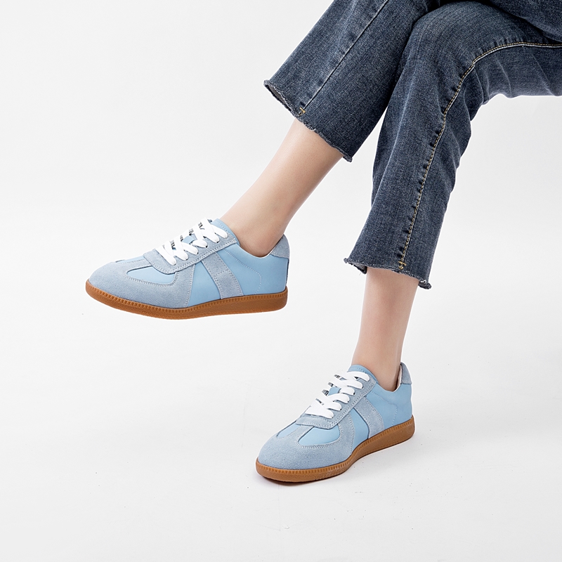 AIYUQI, zapatillas de deporte para mujer, novedad de 2025, zapatos de entrenamiento moral de cuero genuino para mujer, zapatos planos informales de primavera para mujer