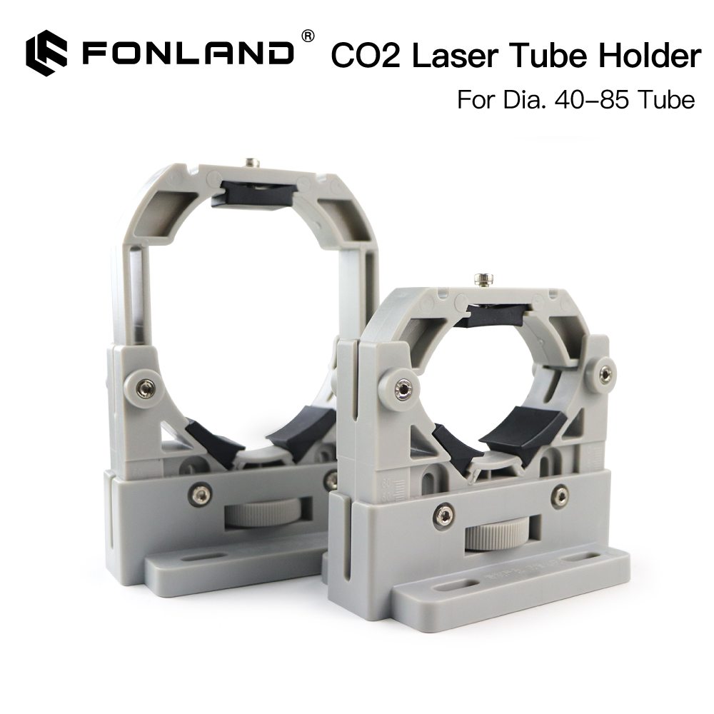 FONLAND CO2 Laser Ống Giá Đỡ Hỗ Trợ Gắn Linh Hoạt Nhựa 50-80Mm Cho 50-180W Chữ Khắc Laser máy Cắt