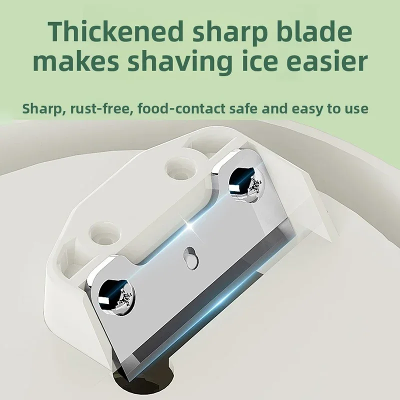 220V Automatic Ice shavers Small household electric ice Shaved Machine two speed Adjustable ice shaving machine 110V ice Crusher