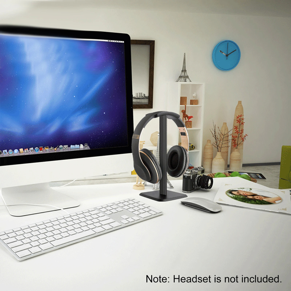 Aluminium Alloy Metal Headset Stand Holder Headphone Rack Mount Hanger Flexible Earphone Gamer Hanger Display Rack