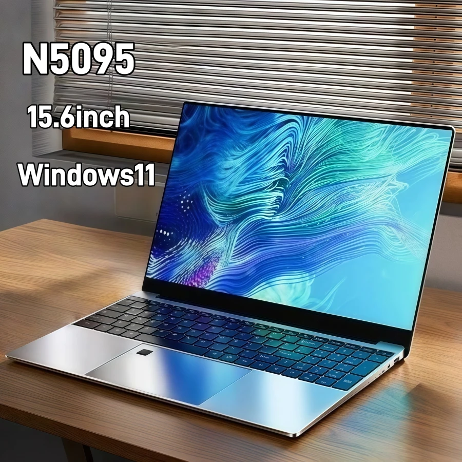 15,6" IPS Intel N5095 gaming-laptops draagbare notebook pc Windows11 16GB 32GB DDR4 512G / 1TB SSD Verlicht toetsenborddeals