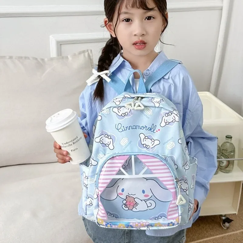 Kuromi Mymelody Cinnamoroll Backpack High Appearance Level Daily Backpack for Children Lightweight Cute Large Capacity Schoolbag