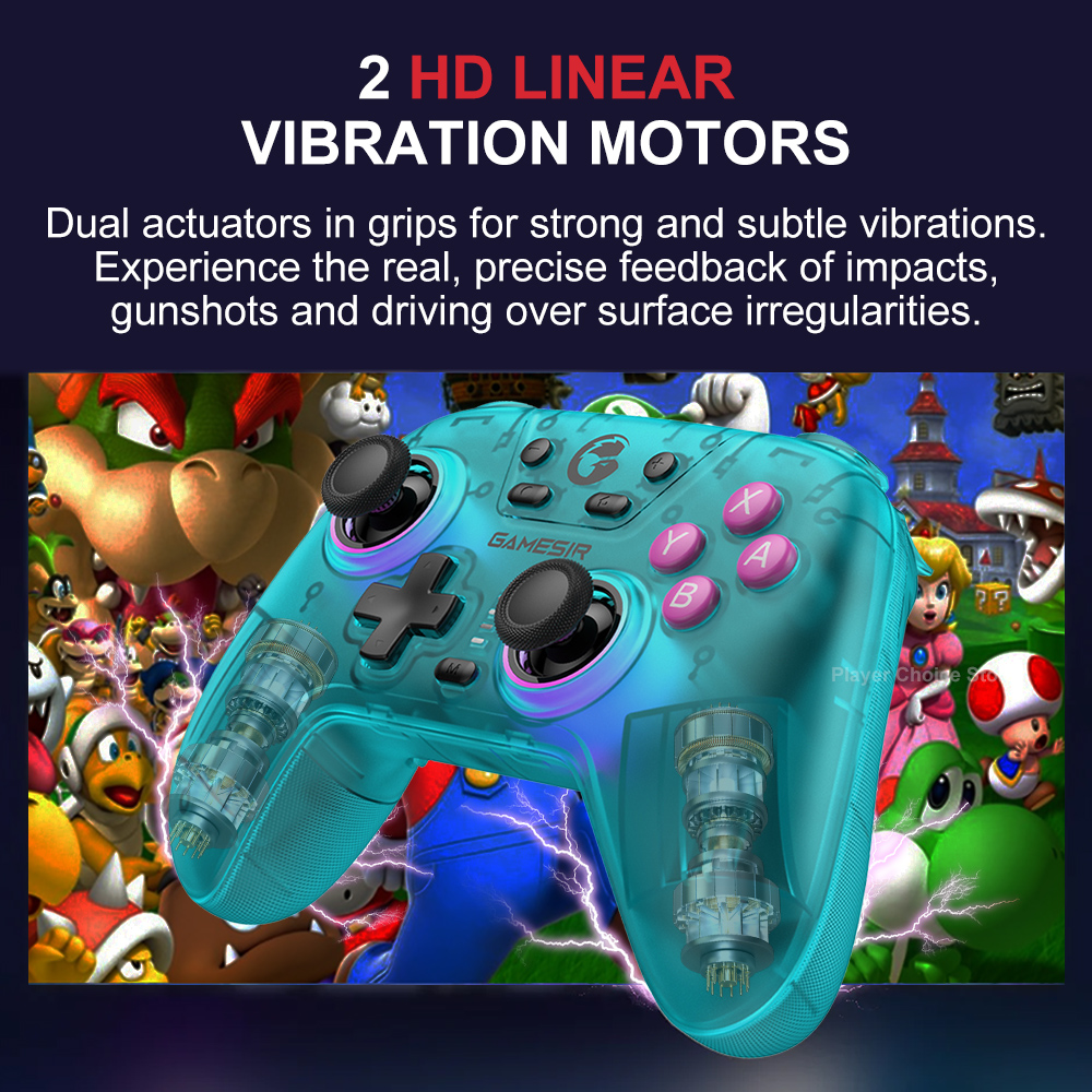 Gamesir Nova PC Gamepads For Nintendo Switch 2 Controller Windows Steam Switch Android IOS Gamer Hall Effective Sticks HD Rumble