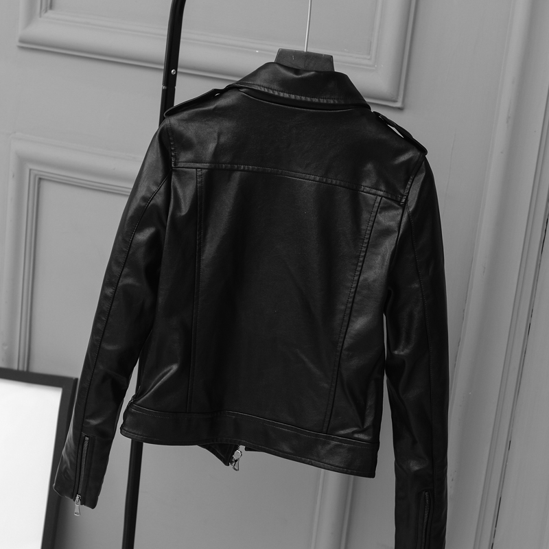 Fitaylor Blouson en similicuir PU femme, vêtement d'extérieur décontracté, blanc, motard, punk, printemps automne 2022