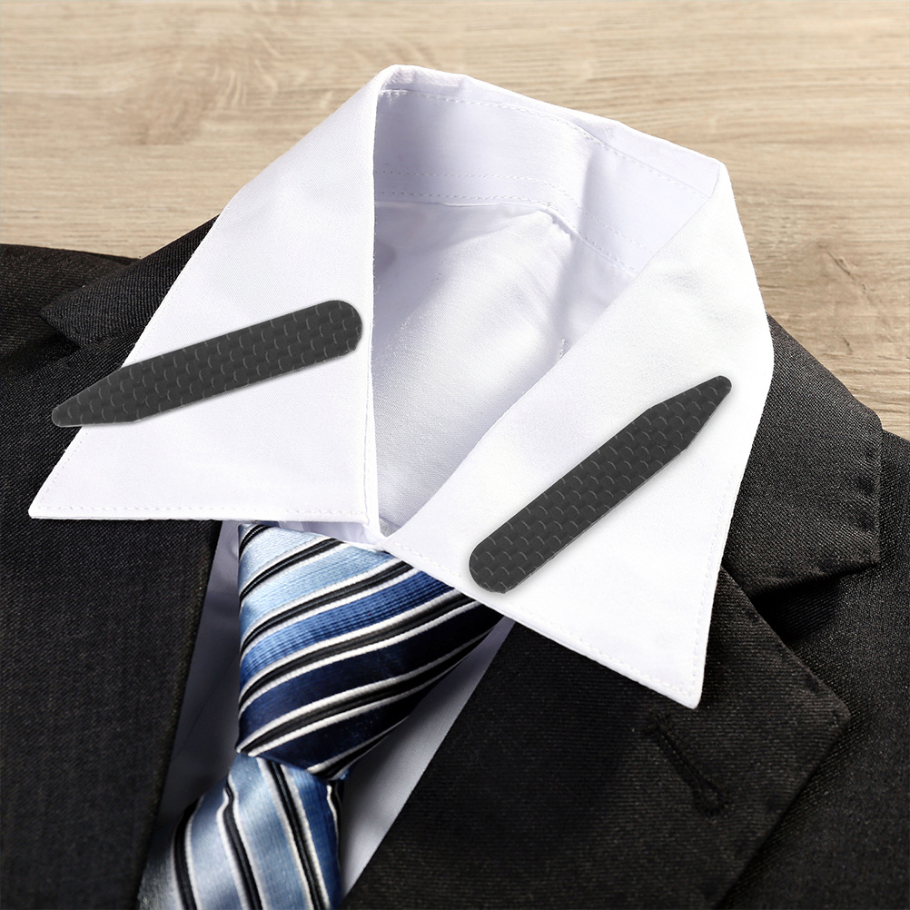 Koolstofvezel Kraag Blijft Voor Mannen Formele Slijtage Insert Versteviger Overhemd Accessoires Pak Kraag Houders