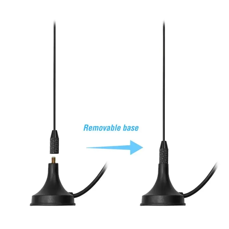 Nagoya UT-106UV Auto Ham Radio Antenna Magnetica VHF/UHF Dual Band SMA-Femmina per Baofeng BF-888S UV-5R/9R/10R/82 Walkie Talkie