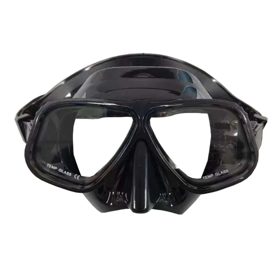 Gafas de buceo para hombres y mujeres adultos con montura grande, máscaras de buceo, snorkel libre, gafas de buceo para miopía, tratamiento antivaho