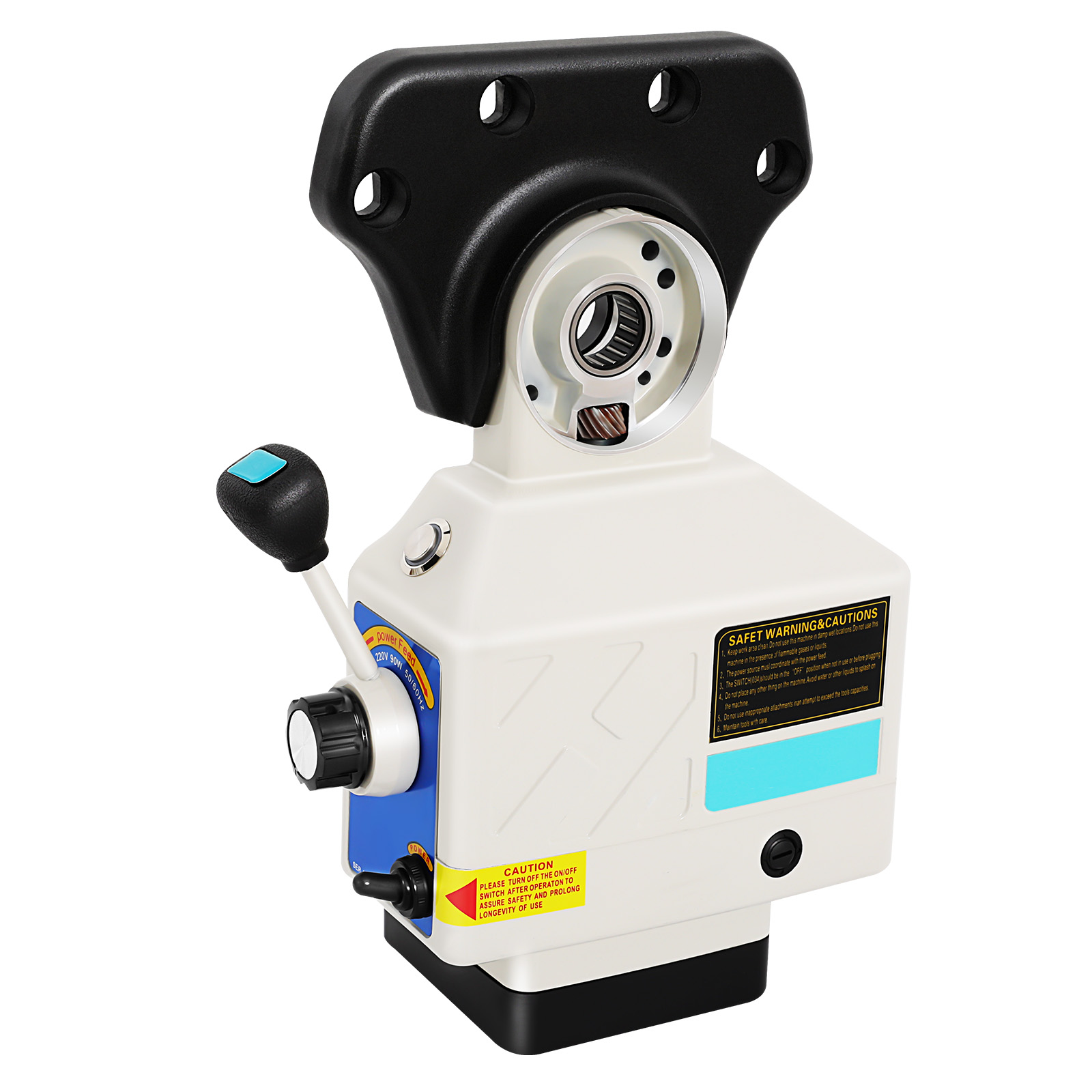 Power Feed For Milling Machine，220V Portable Adjustable Speed X-Axis Power Feed Drive Feed Kit，Positive And Negative Commutation