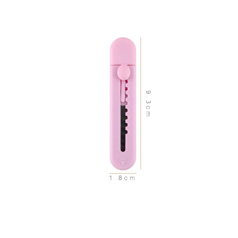 Kawaii Mini Tasche Candy Farbe Kunst Utility Messer Express Box Messer Papier Cutter Handwerk Werkzeug Büro Schule Schreibwaren