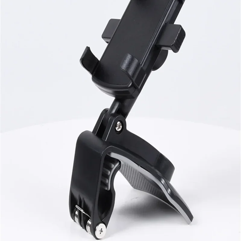 Universal Angle-Adjustable Car Phone Mount Rotate Secure Phone Car Clip Stand For Easy Accessibilit For iPhone Samsung Xiaomi