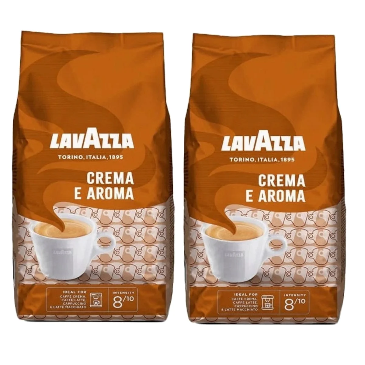 2x Kawa ziarnista LAVAZZA Crema e Aroma 1 kg