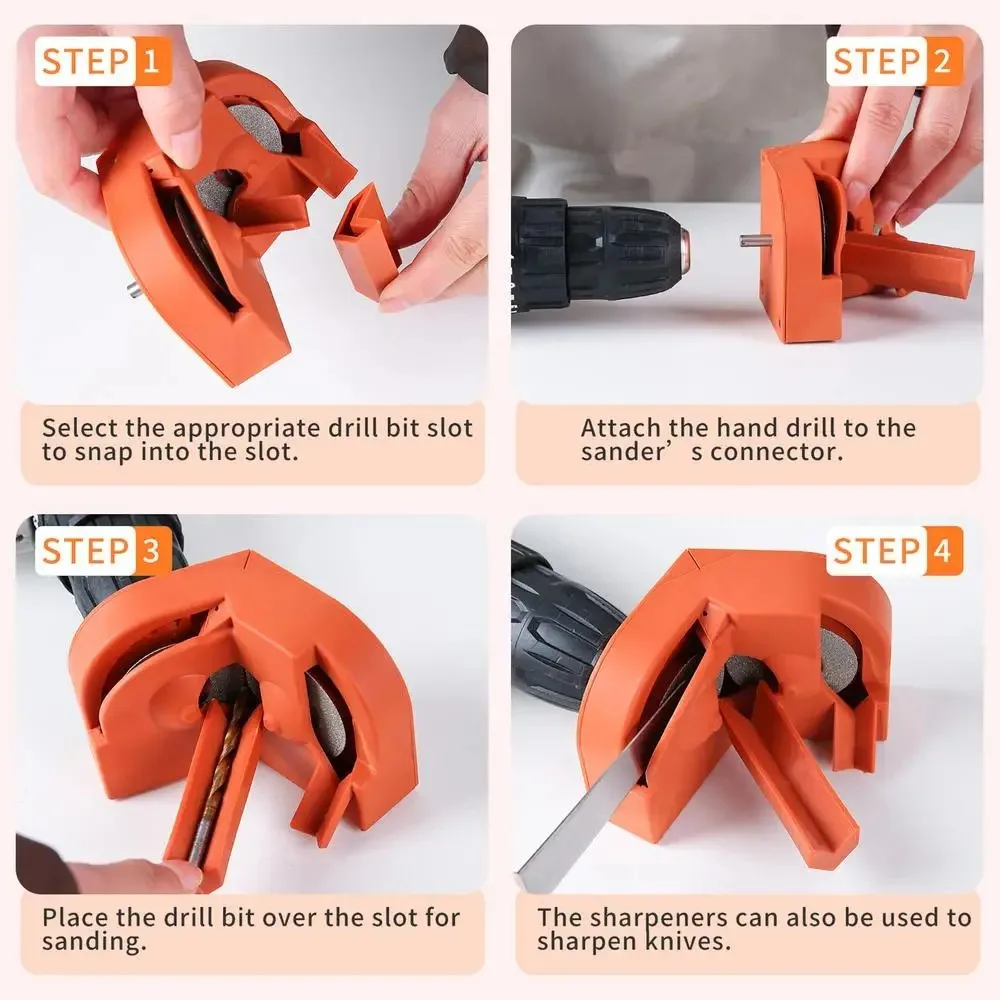 Multipurpose Drill Bit Sharpener Wear-resistant Grinder Drill Grinding Wheel Tool For Drill Bit/Milling Cutter/Scissor