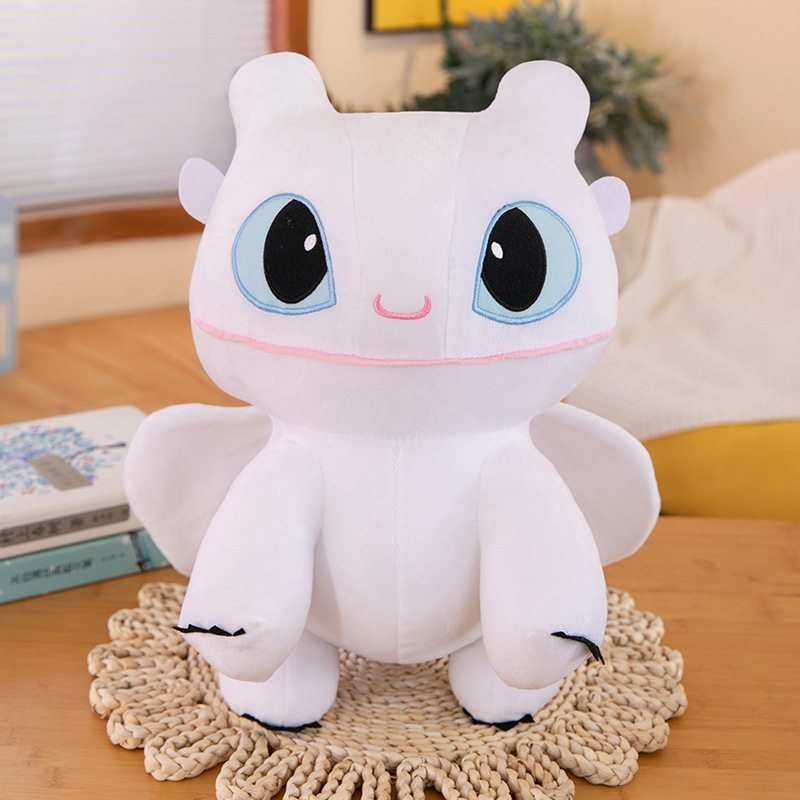 MINISO Jak wytresować smoka Duży rozmiar Pluszowe zabawki Plushie Bezzębna lalka Kawaii Wypchana dekoracja Prezent urodzinowy dla dzieci
