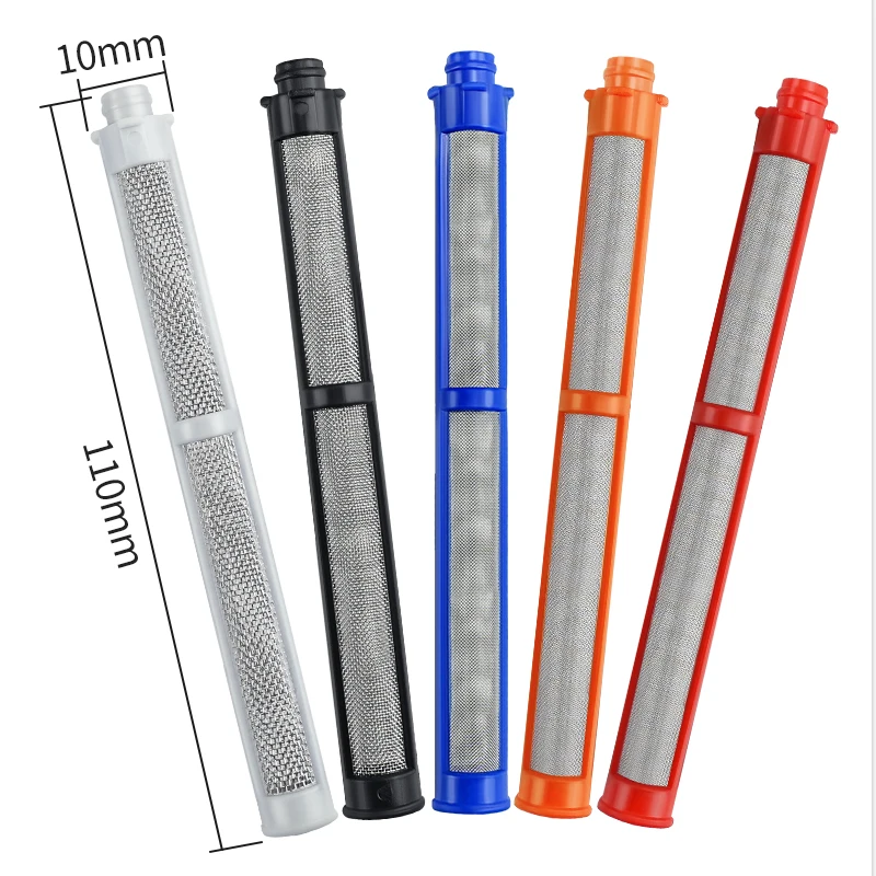 10/20 Pcs Spray Gun Filters Spraying Machine Accessories Airless Gun Filters 30/60/100/150/200 Mesh Airless Paint Parts Filter