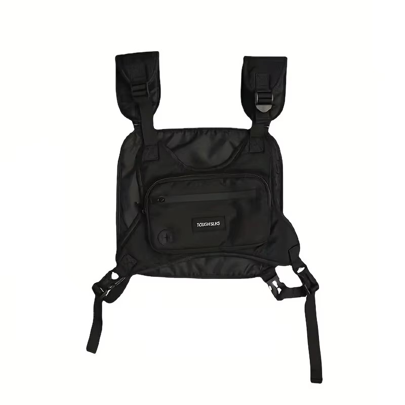 Riñonera Dormin para hombre, ropa informal estilo Hip Hop, gran capacidad, deportes, informal, bolsas para chaleco táctico