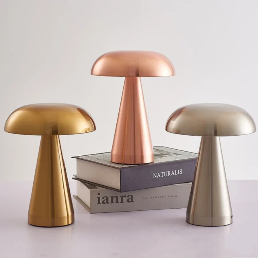Luz LED nocturna Retro con Sensor táctil de setas, lámpara de escritorio, luces de lectura recargables para dormitorio, restaurante, Bar, decoración, iluminación