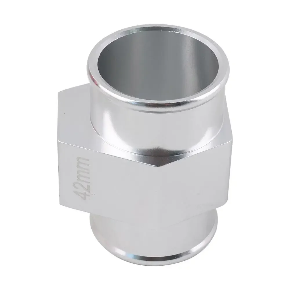 38mm 40mm 42mm Joint Pipe Radiator Hose Adapter for 1/2"-14NPT Water Temp Gauge Sensor