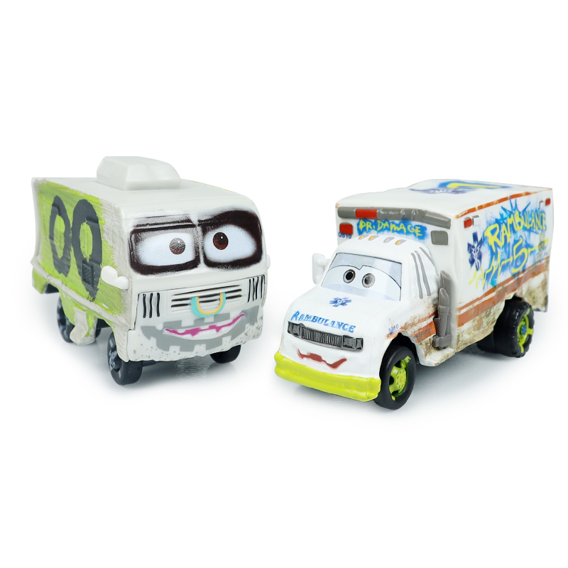 Disney Pixar Cars 3 Dr. Damage Rambulance Racing Mr. Arvy Auto Kinderspeelgoed Legering Speelgoedmodel Kindercadeau